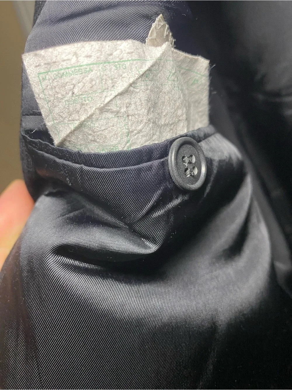 Black Men's Two-Button Single-Breasted Blazer